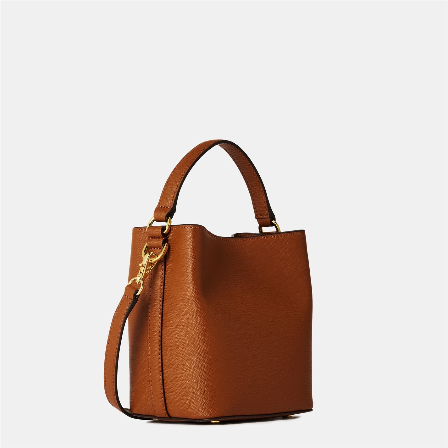 LAUREN BY RALPH LAUREN Women's Real Leather Reese Bucket Bag