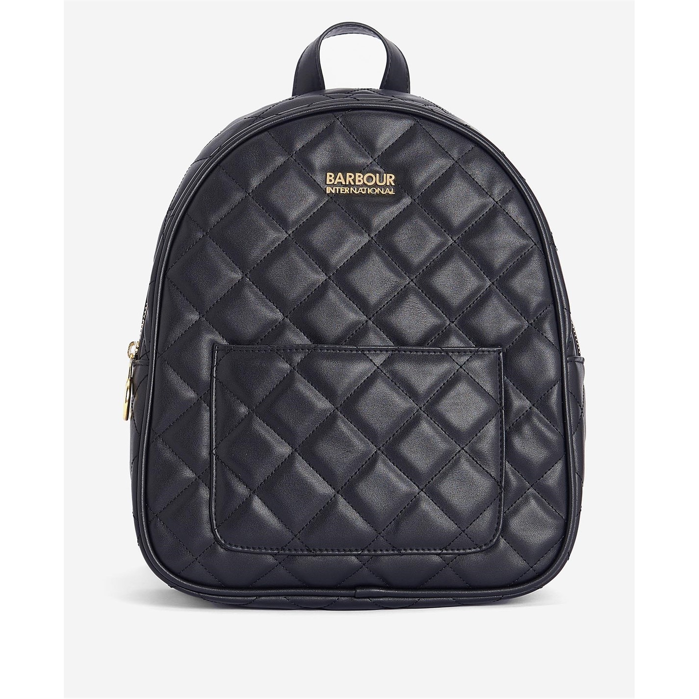 Barbour International Quilted Uxbridge Backpack Black FRASERS