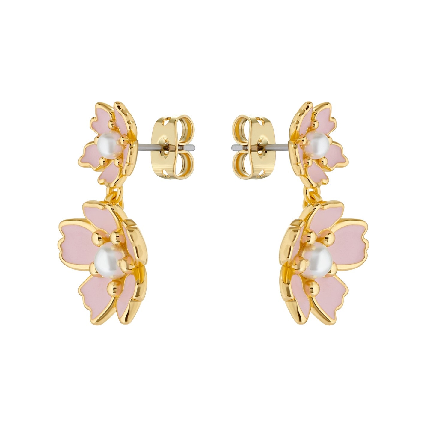 Ted Baker Women's Pettn Drop Earrings Gold/Pink/Pearl