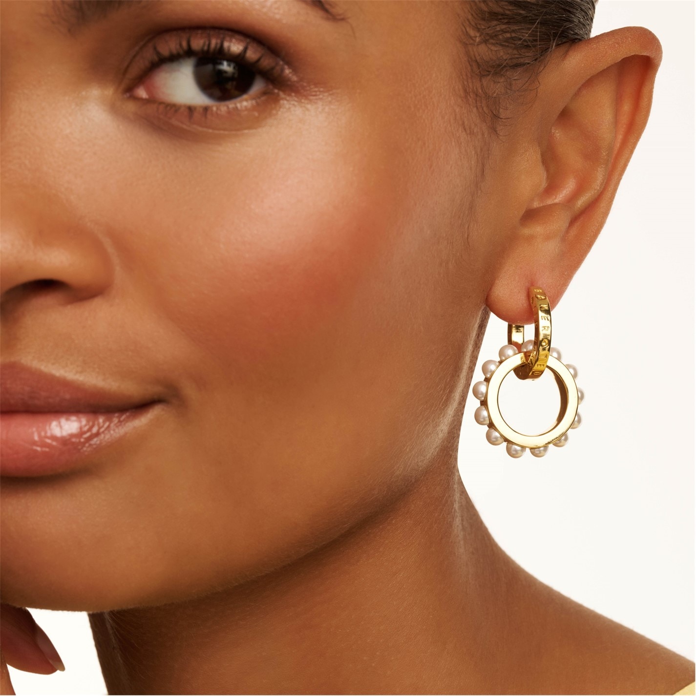 Ted Baker Women's Lorrie Drop Earrings Gold/Pearl FRASERS