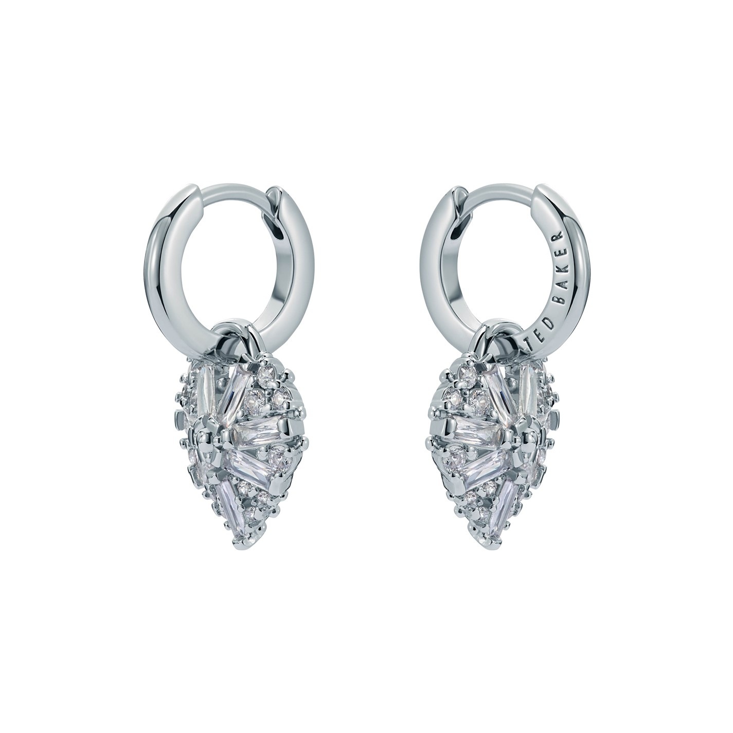Ted Baker Women's Cherise Drop Earrings Silver/Crystal