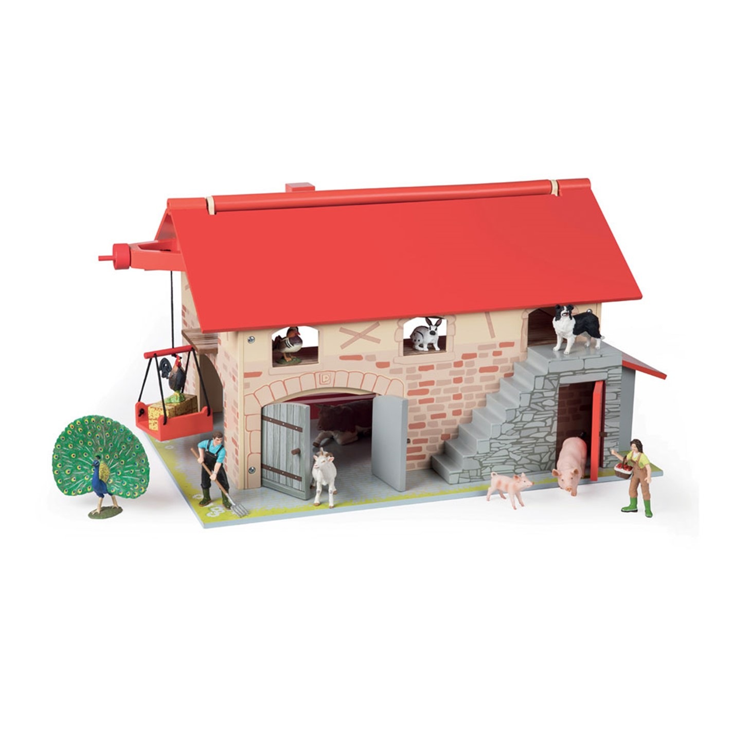 PAPO Farmyard Friends The Big Farm Toy Playset Multi House of Fraser