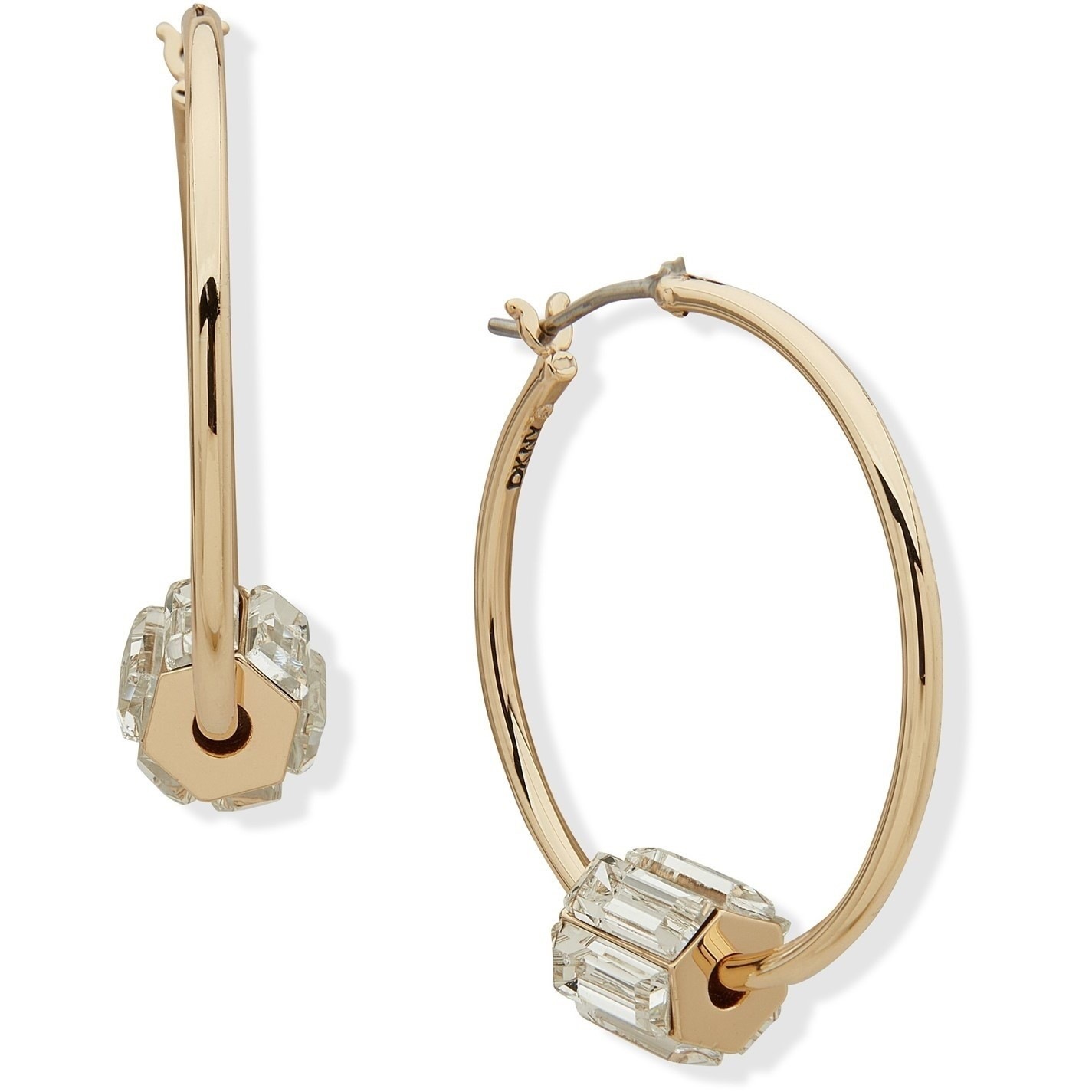 DKNY Rondelle Medium Hoop Earrings