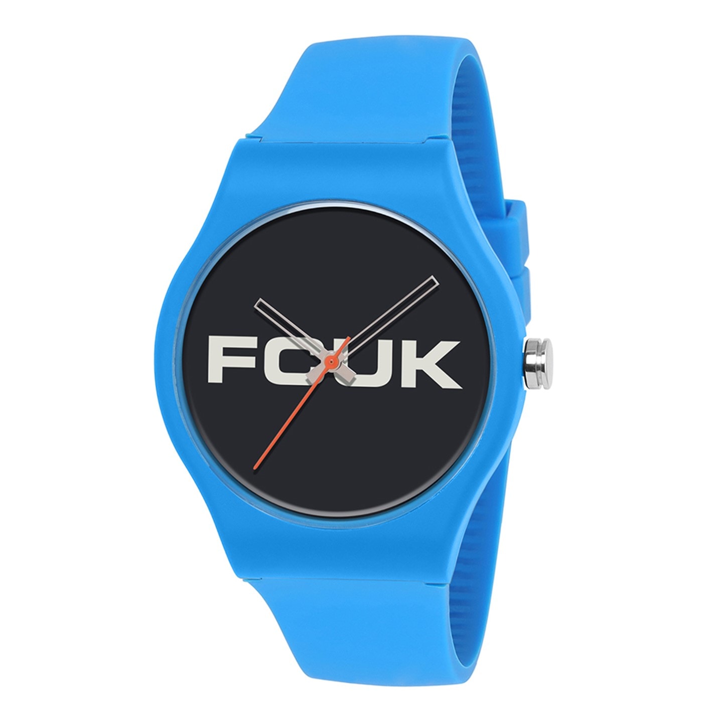 FCUK Dial Analog Watch For Mens Black FRASERS Ireland