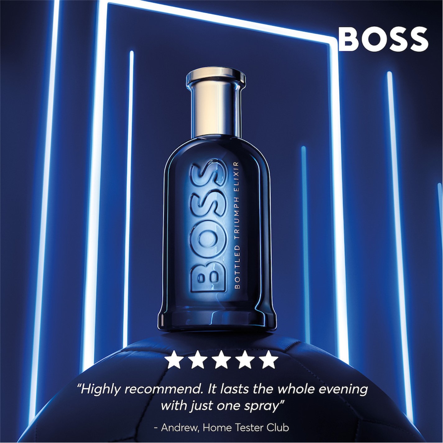 Boss BOSS Bottled Triumph Elixir for Men Clear FRASERS