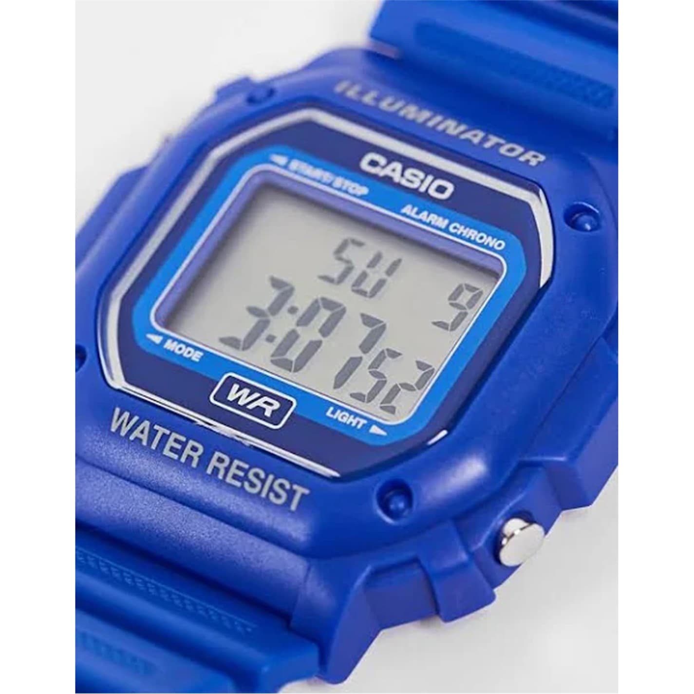 Casio | CASIO Style Blue Strap Rectangle Case LED Backlight Digital ...