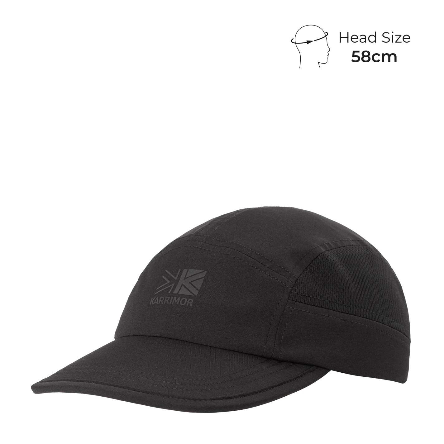 Karrimor Sun-Blocking Race Cap Womens Black FRASERS Ireland