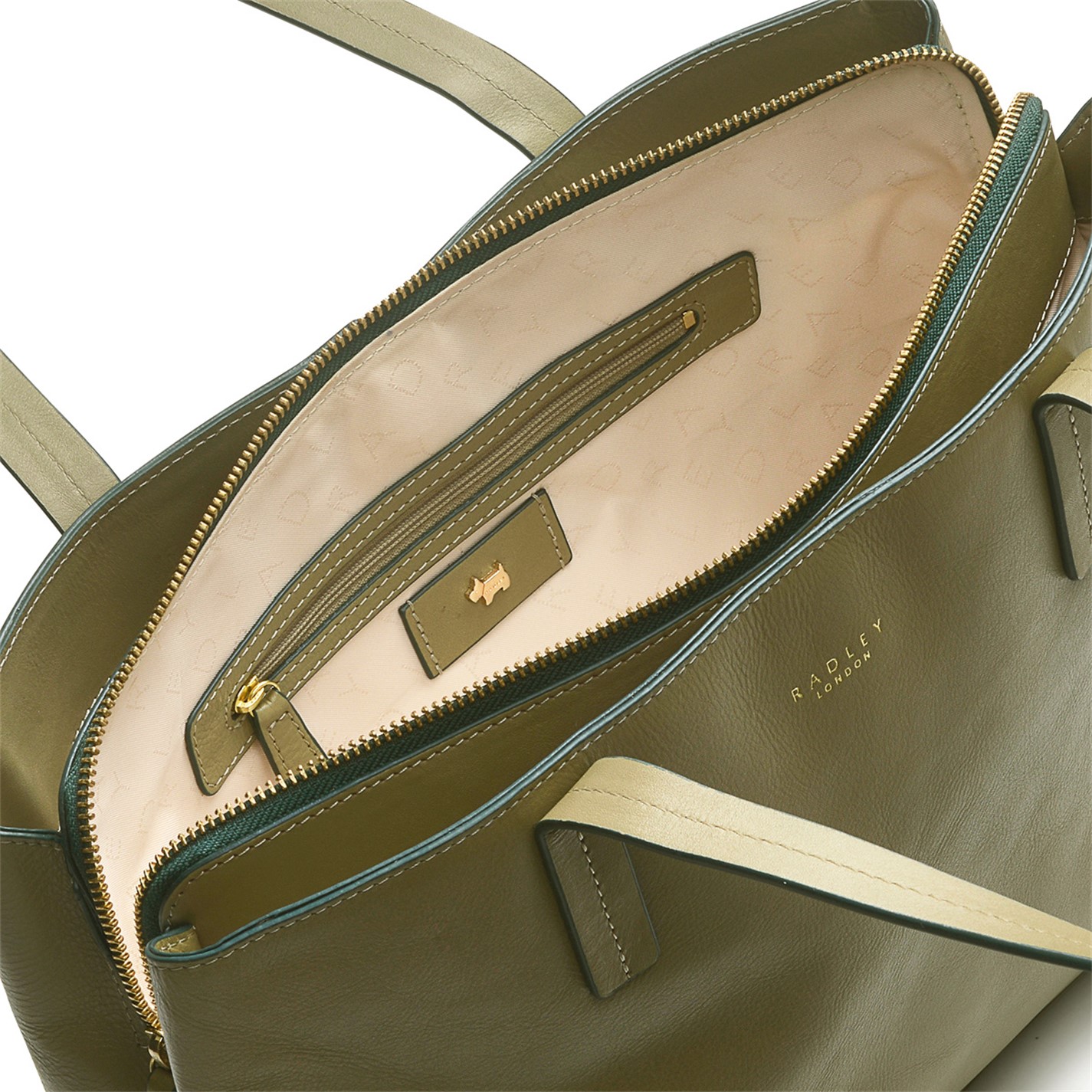 Radley Dukes Place Large Open Top Work Bag Dark Green FRASERS