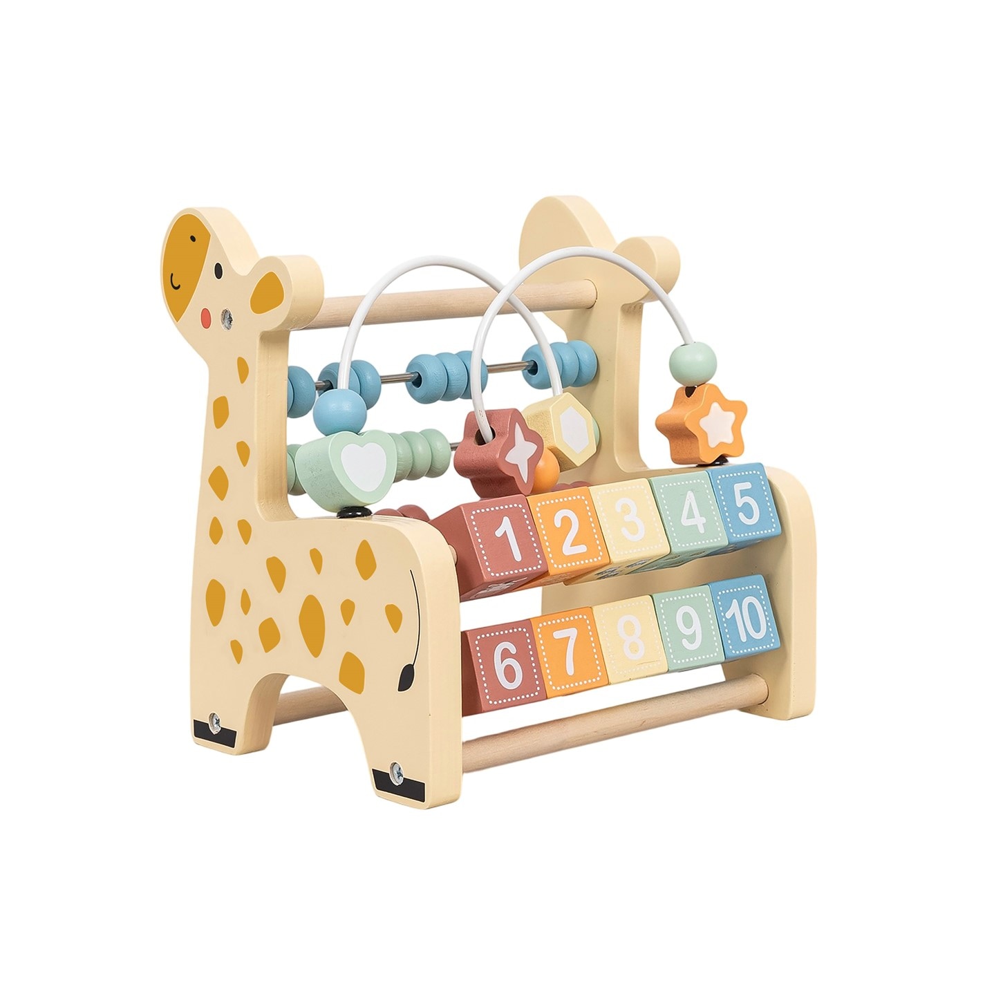 Toylife | Wooden Learning Giraffe | Multi | FRASERS