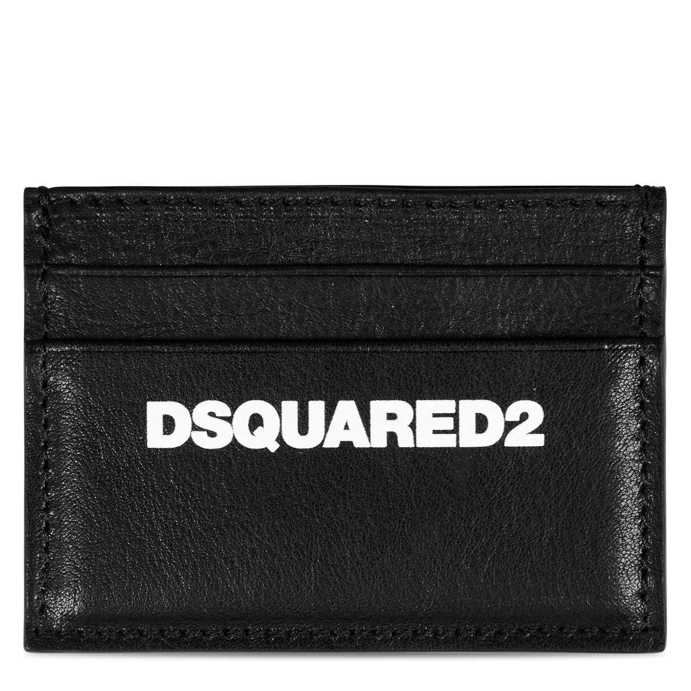 DSQUARED2 Logo Card Holder Nero/Bianco FRASERS