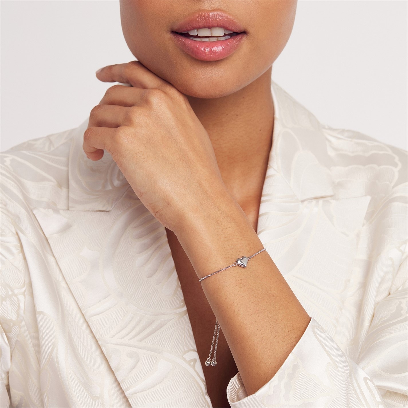 Ted Baker Women's Chain Bracelet Silver/Crystal FRASERS Ireland