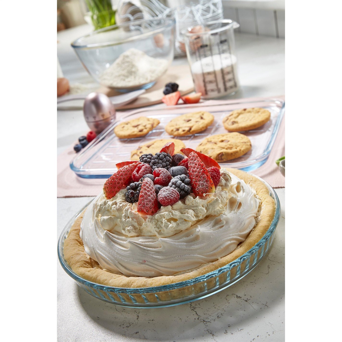 Pyrex | Pyrex Quiche/Flan Dish 25cm | Clear | FRASERS