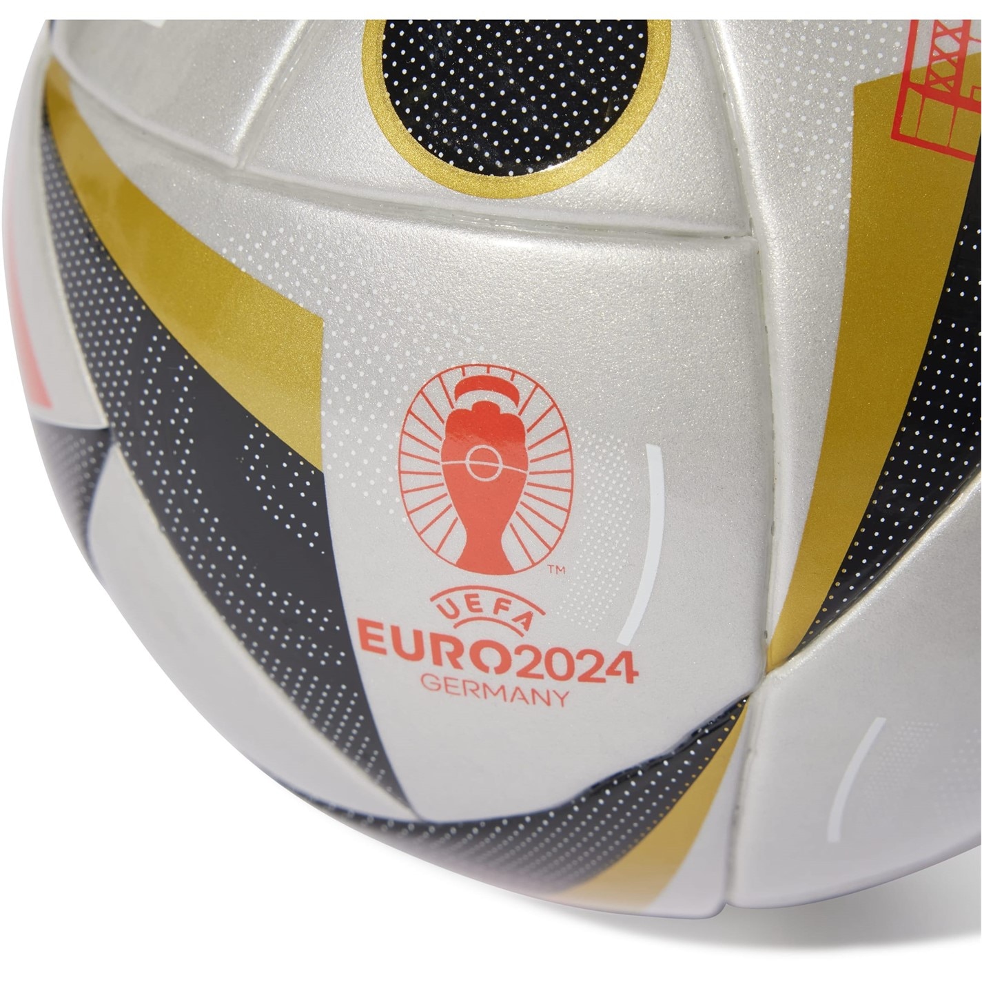 adidas Euro 2024™ Mini Football Euro 2024 Silver/Gold