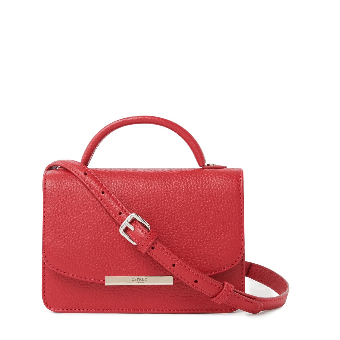 Osprey Leather Crossbody Osprey London Red Bag Buy Osprey London - Main Image