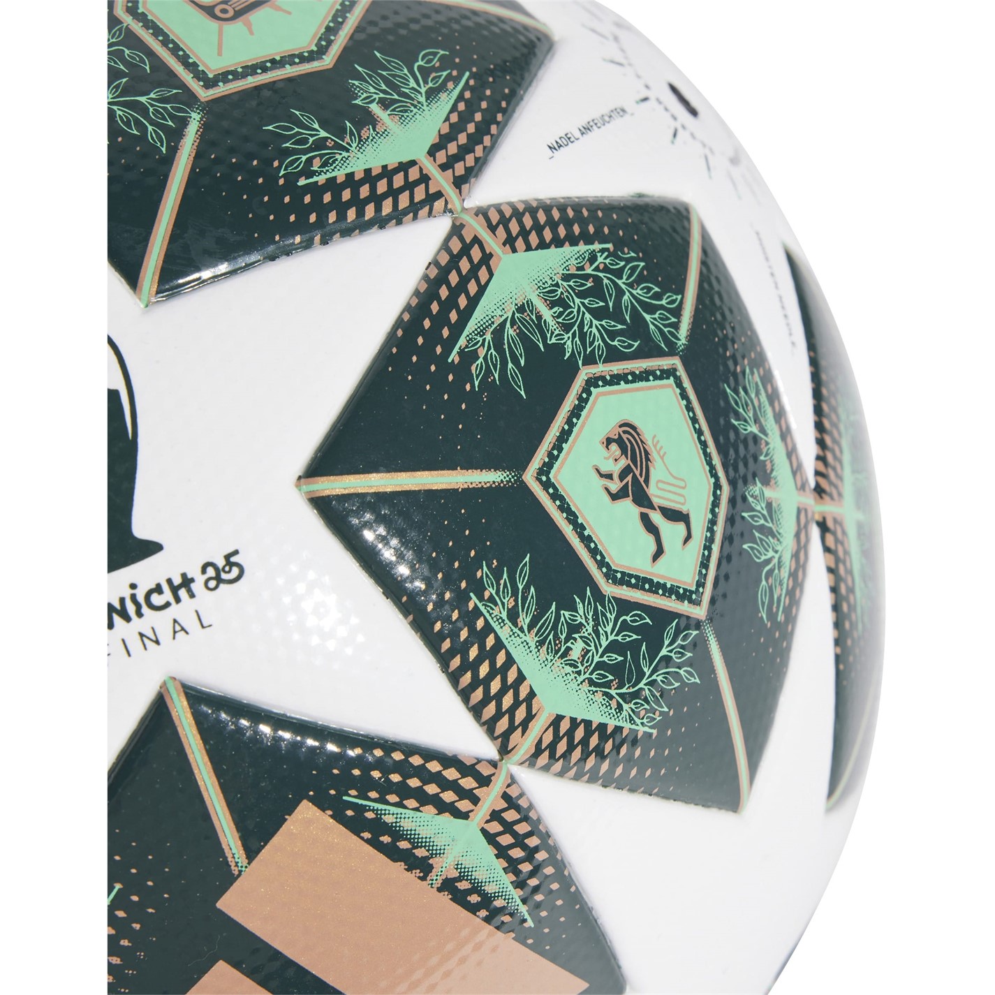 adidas UCL League Football 2024 2025 White/Green FRASERS Ireland