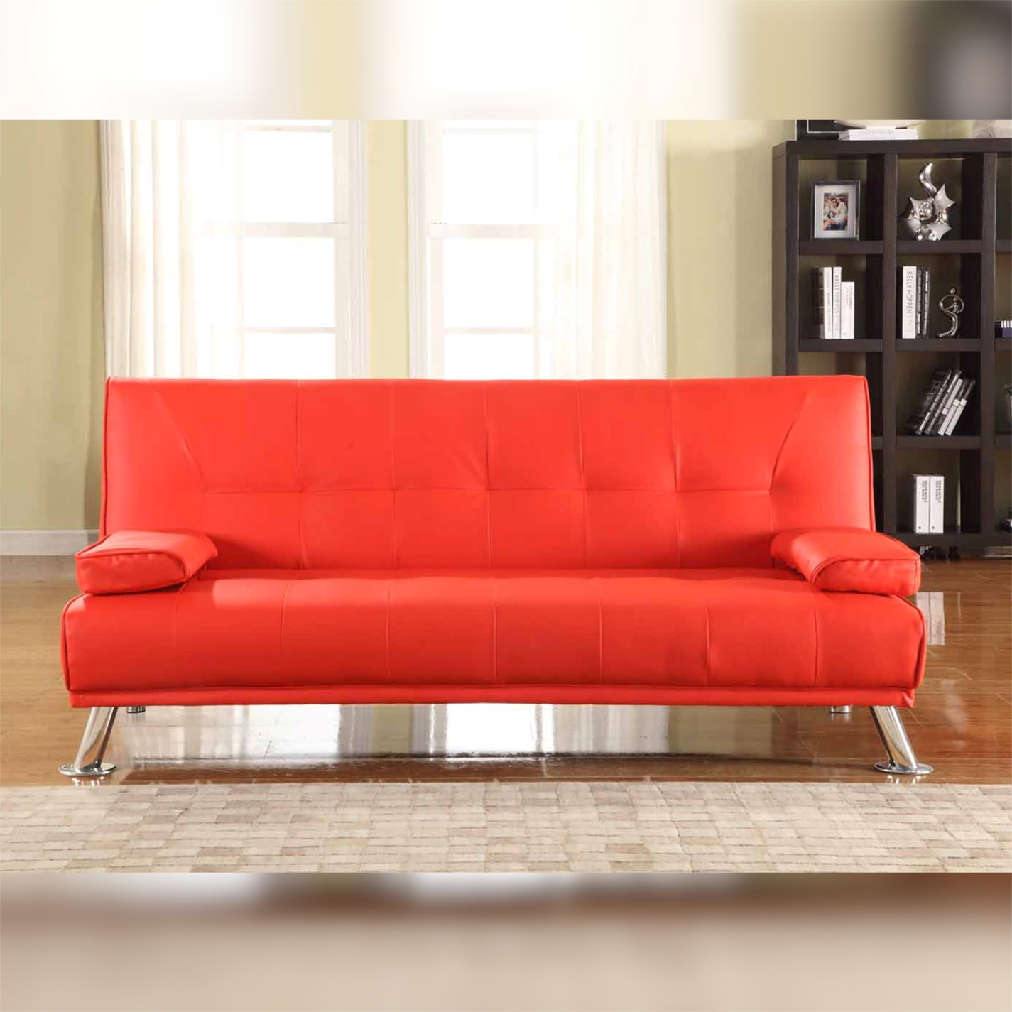 Comfy Living Italian PU Leather Sofa Bed Sofas House of Fraser