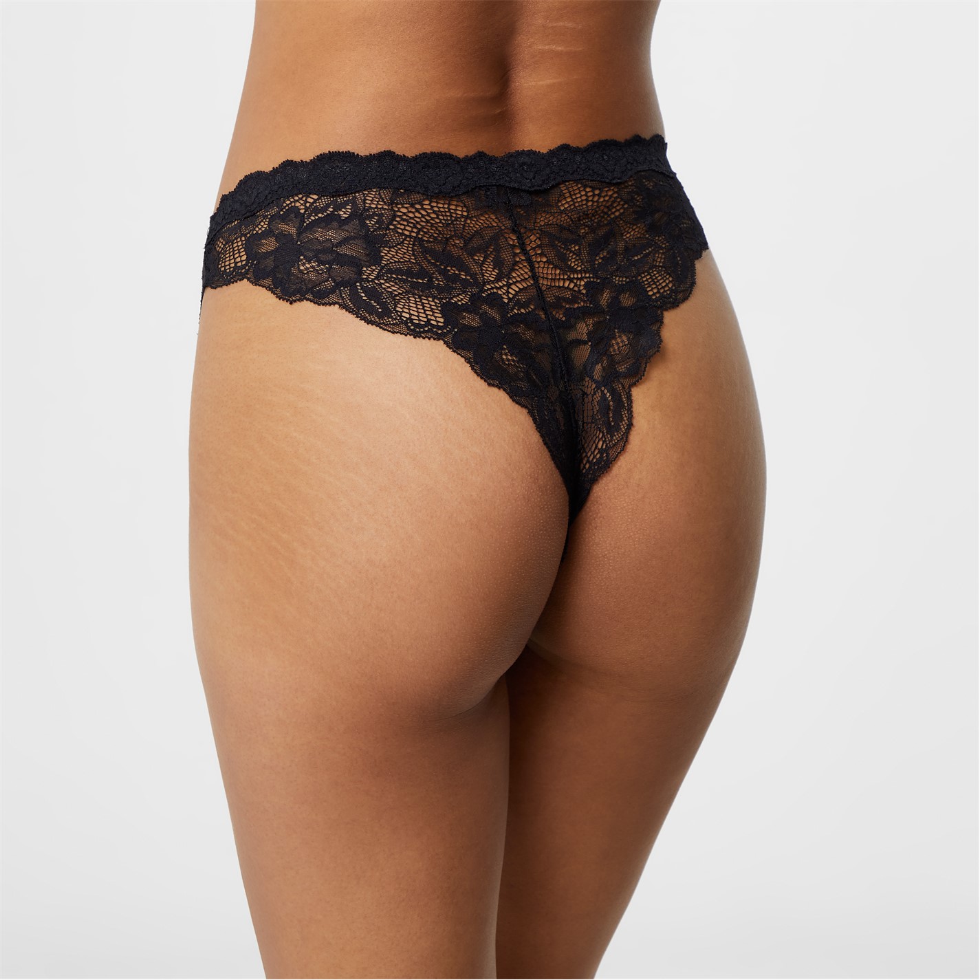 Jack Wills Lace Brazilian Pants Black FRASERS