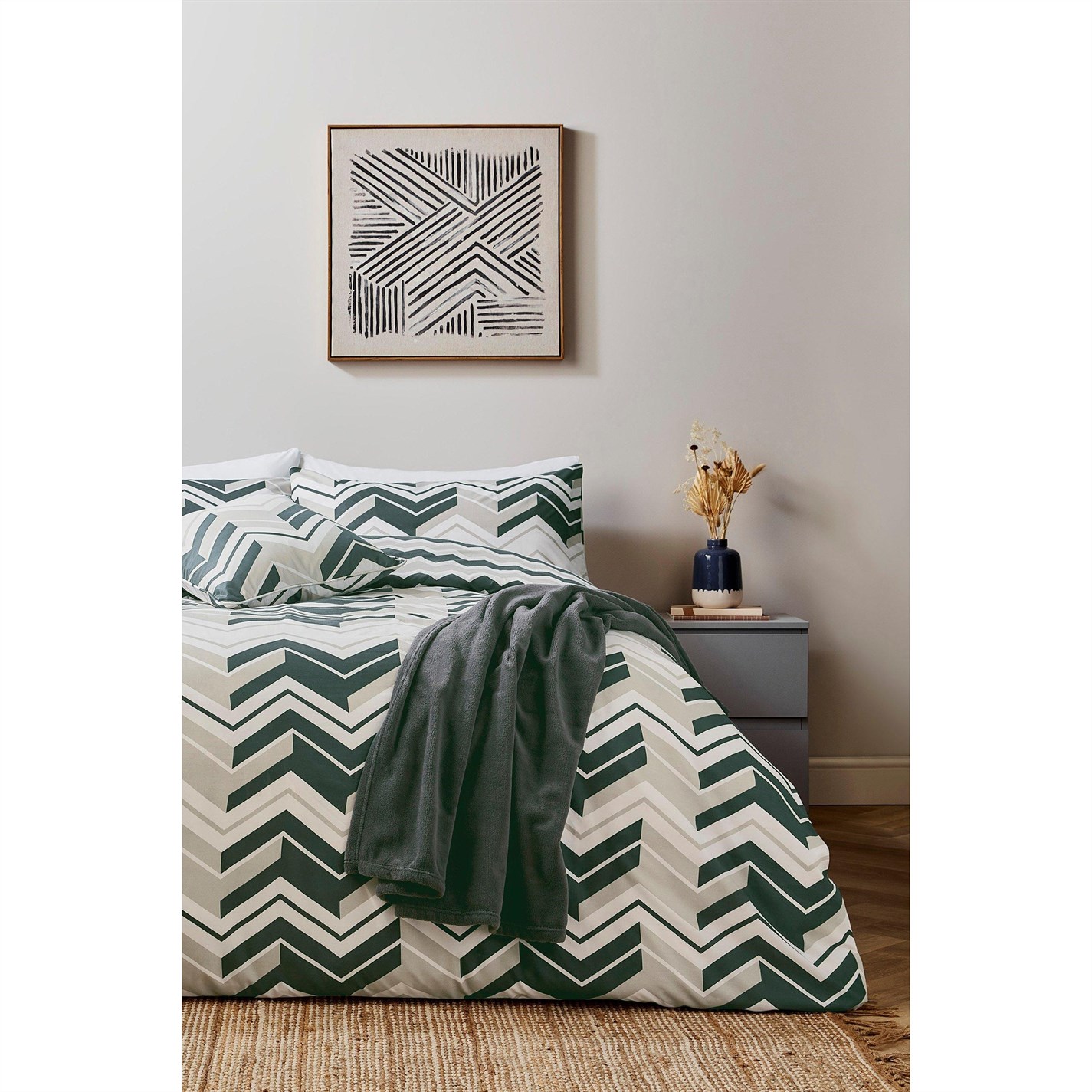 Homelife Duvet Set Grey House of Fraser