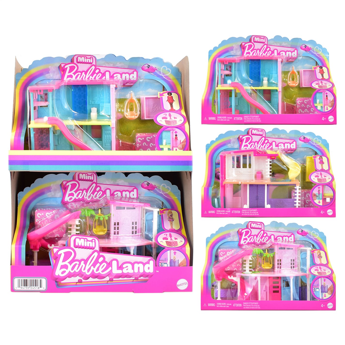 Barbie Toy Kingdom Barbie House Plastic Barbie Land House Jn99