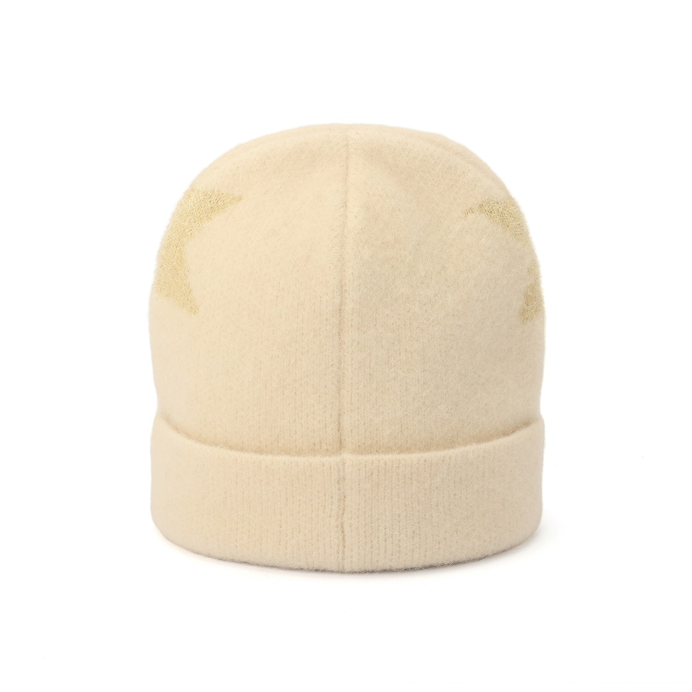 AllSaints Men's All Metallic Star Beanies Ecru Beige FRASERS