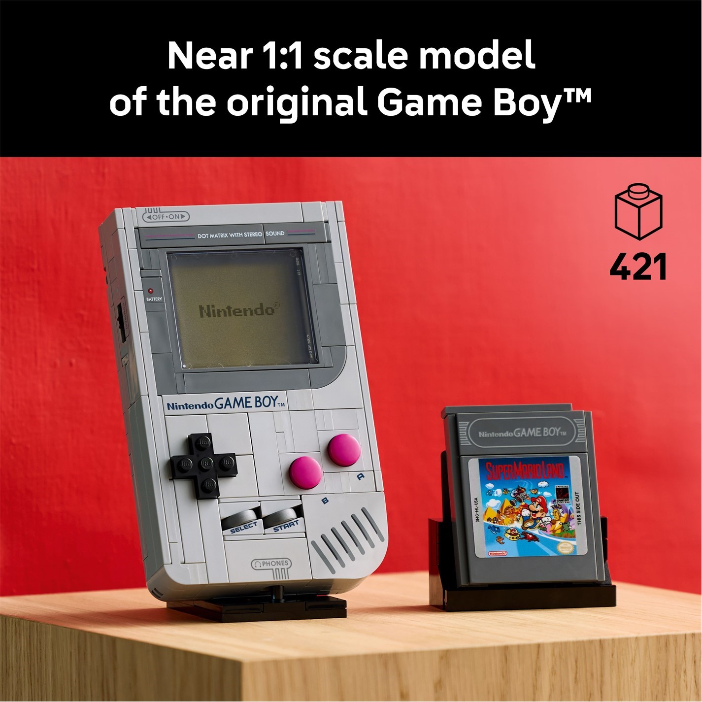 LEGO Super Mario Game Boy Model Kit for Adults 72046 Gameboy