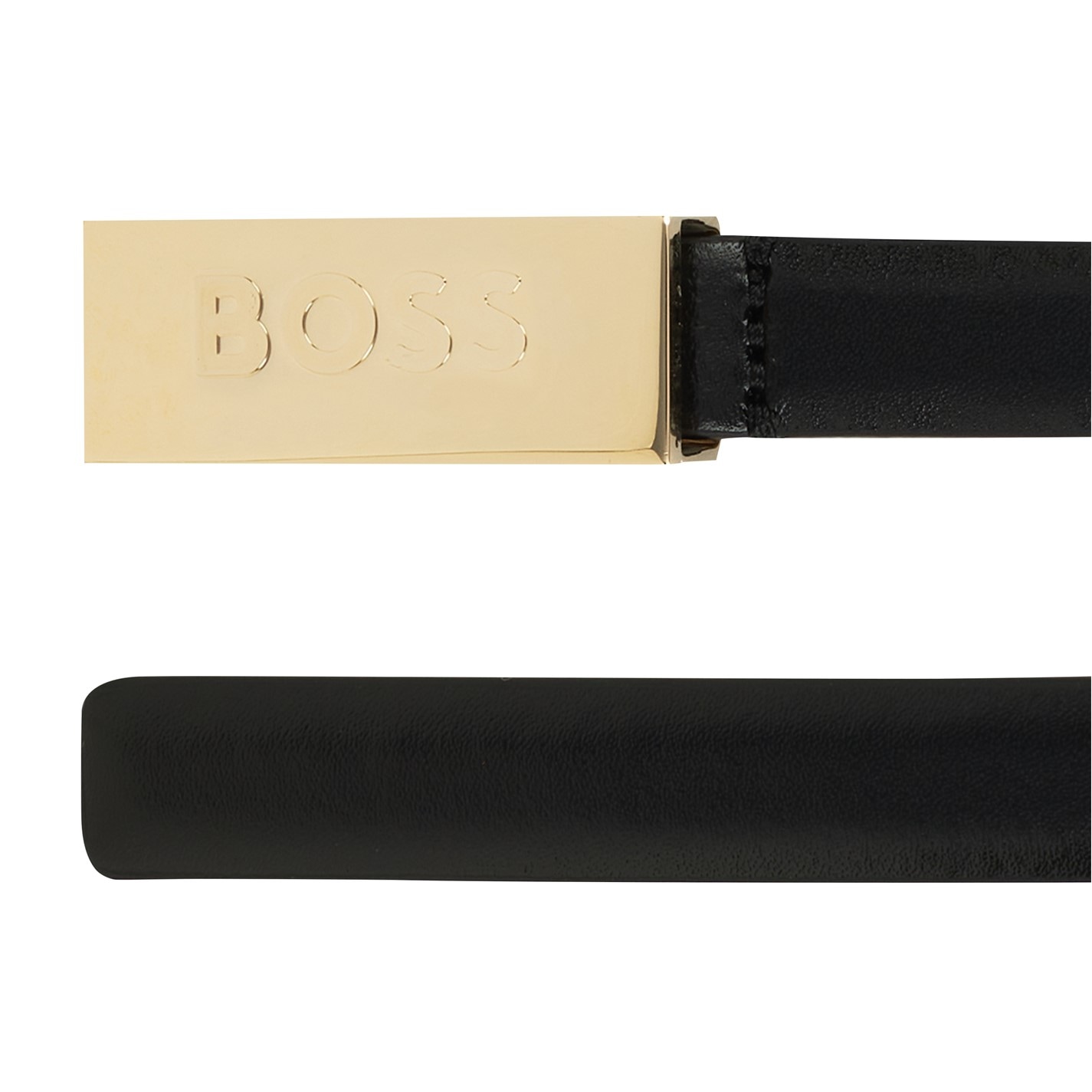 Boss Logo Plaque Belt Belts FRASERS