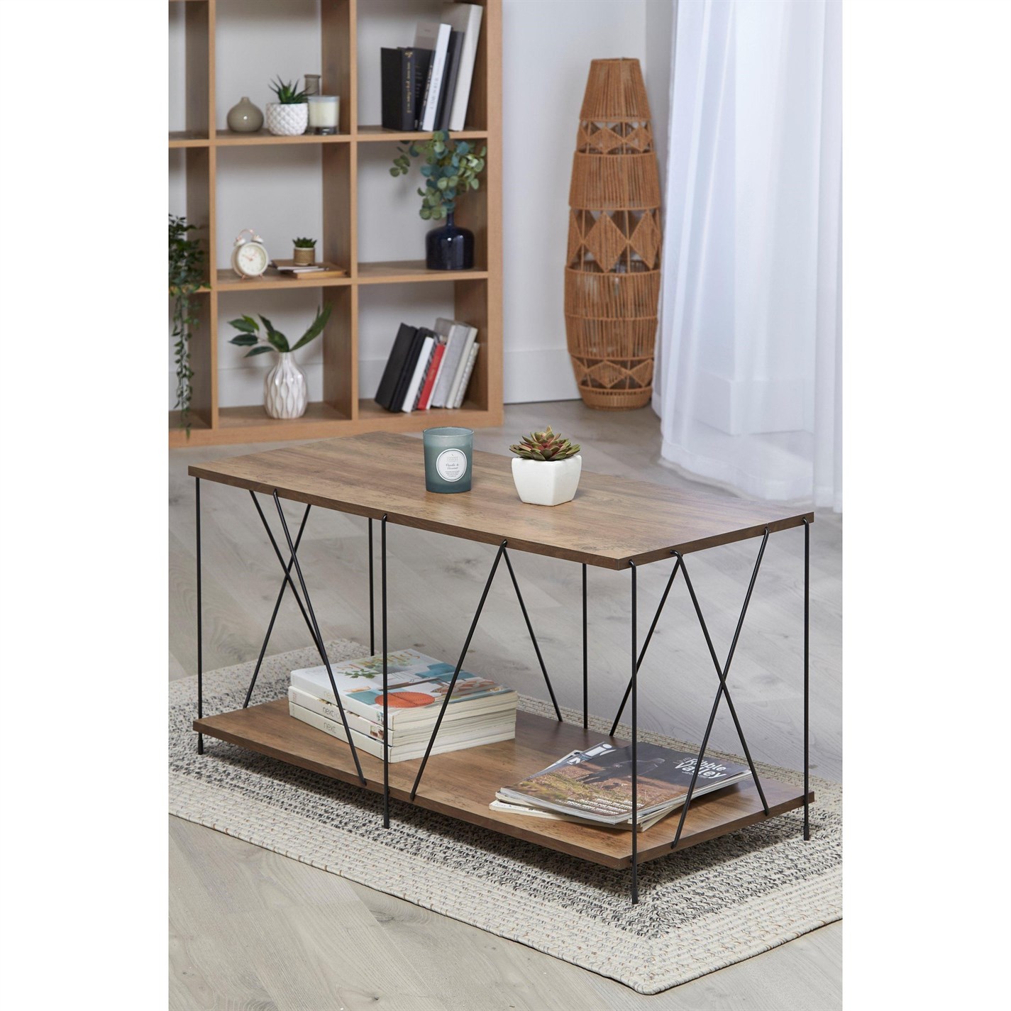 Homelife Hoxton Coffee Table Brown FRASERS