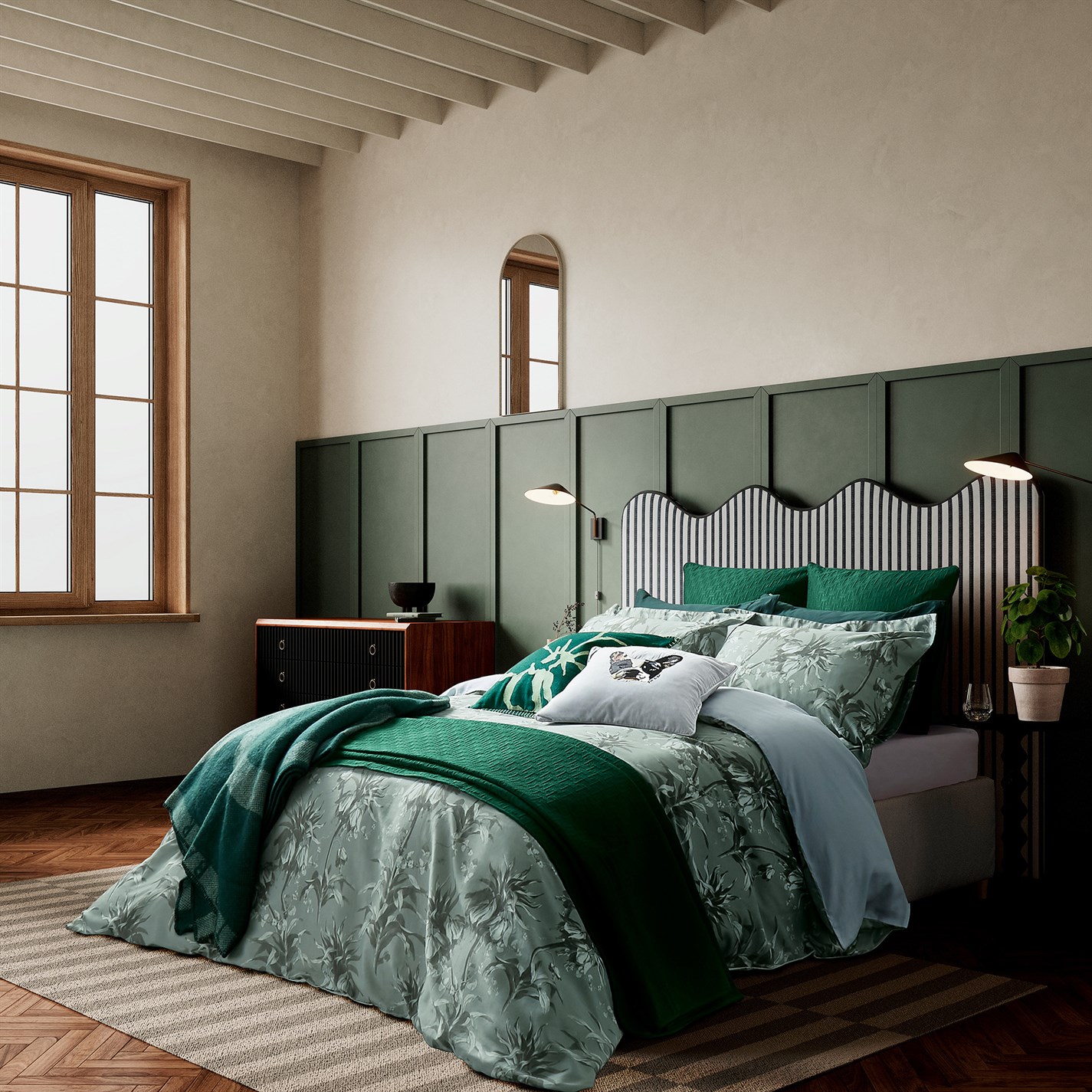 Ted Baker Belmar Floral King Size Duvet Cover Mint Frasers