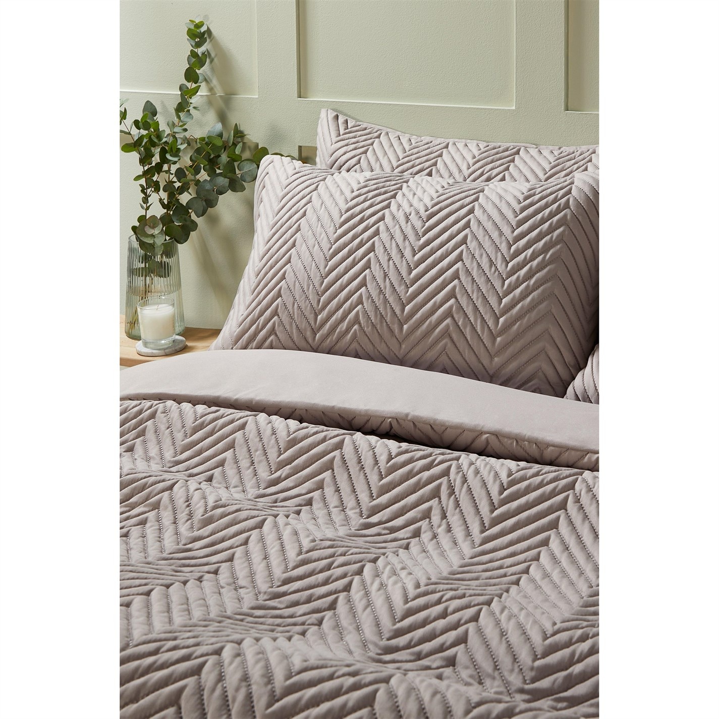 Homelife Chevron Pinsonic Design Duvet Set Duvet Cover Sets FRASERS