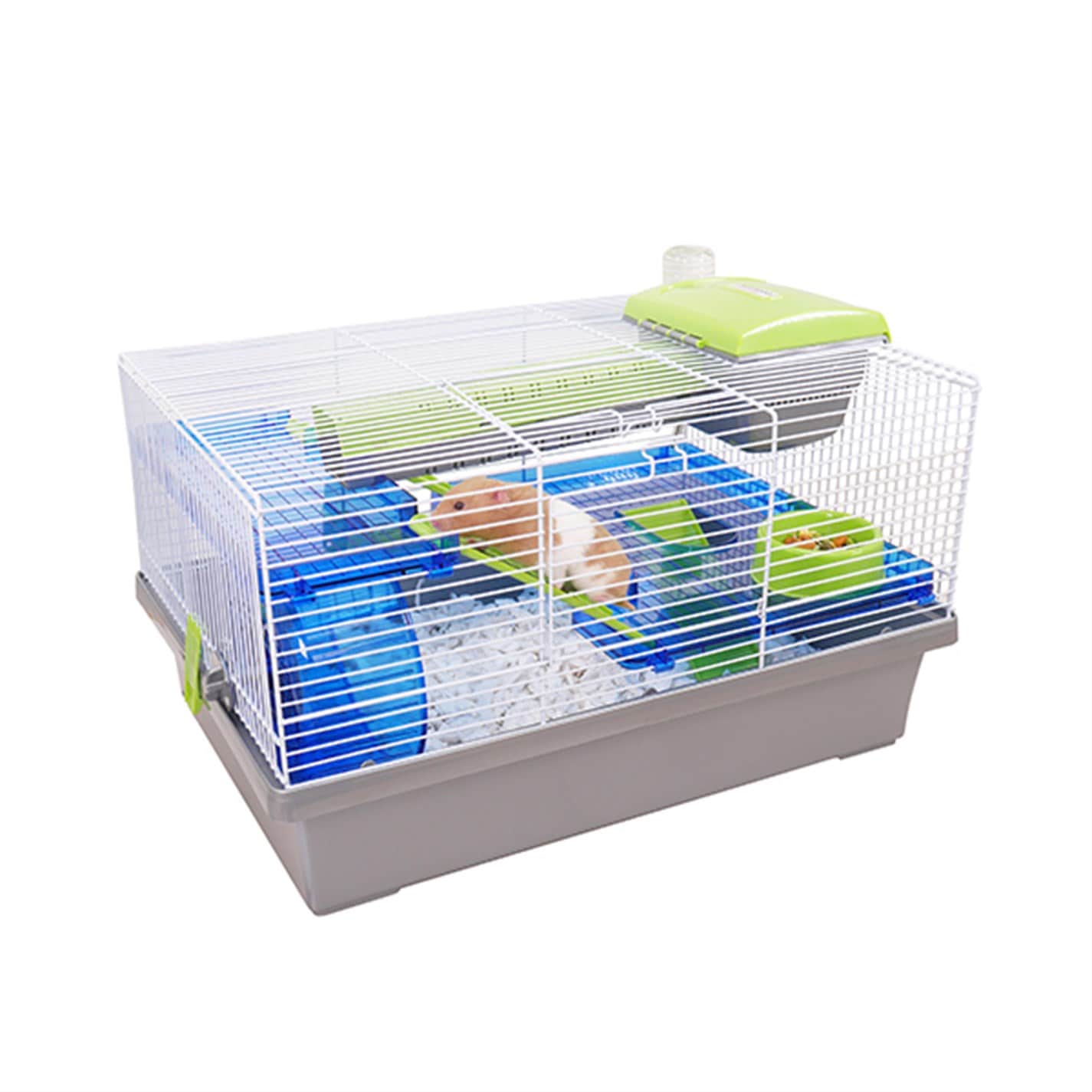 Curated visual reference: Mid Size Hamster Cage Reference: Rosewood Pico Medium Hamster Cage Grey