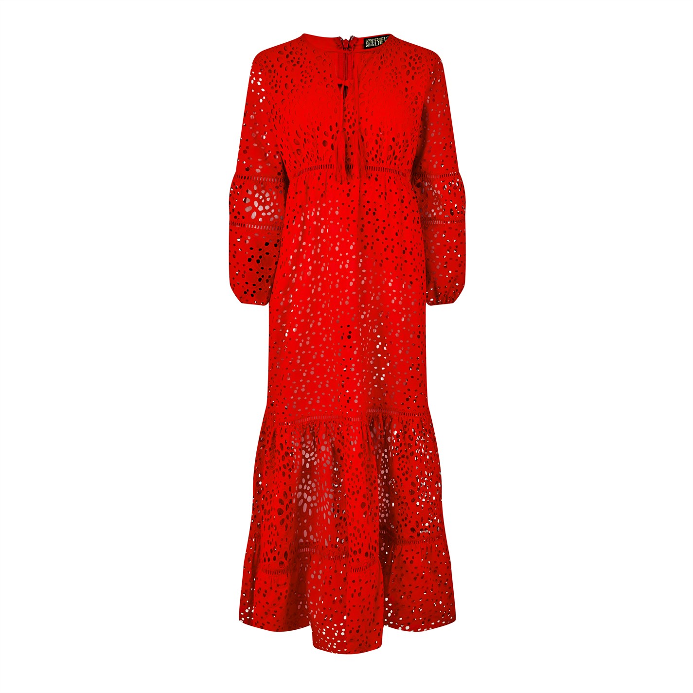 Biba Biba Broderie Dress Red FRASERS