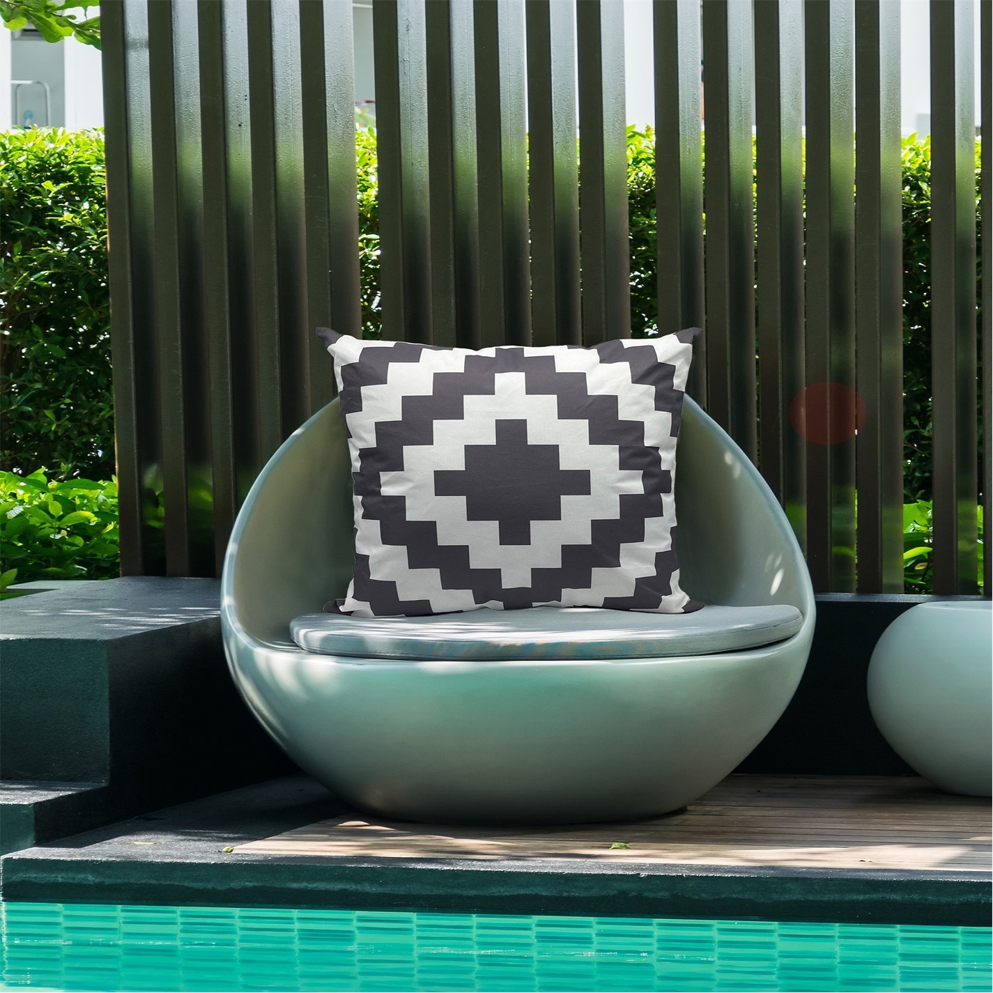 Linea Geo 45 x 45cm Outdoor Cushion