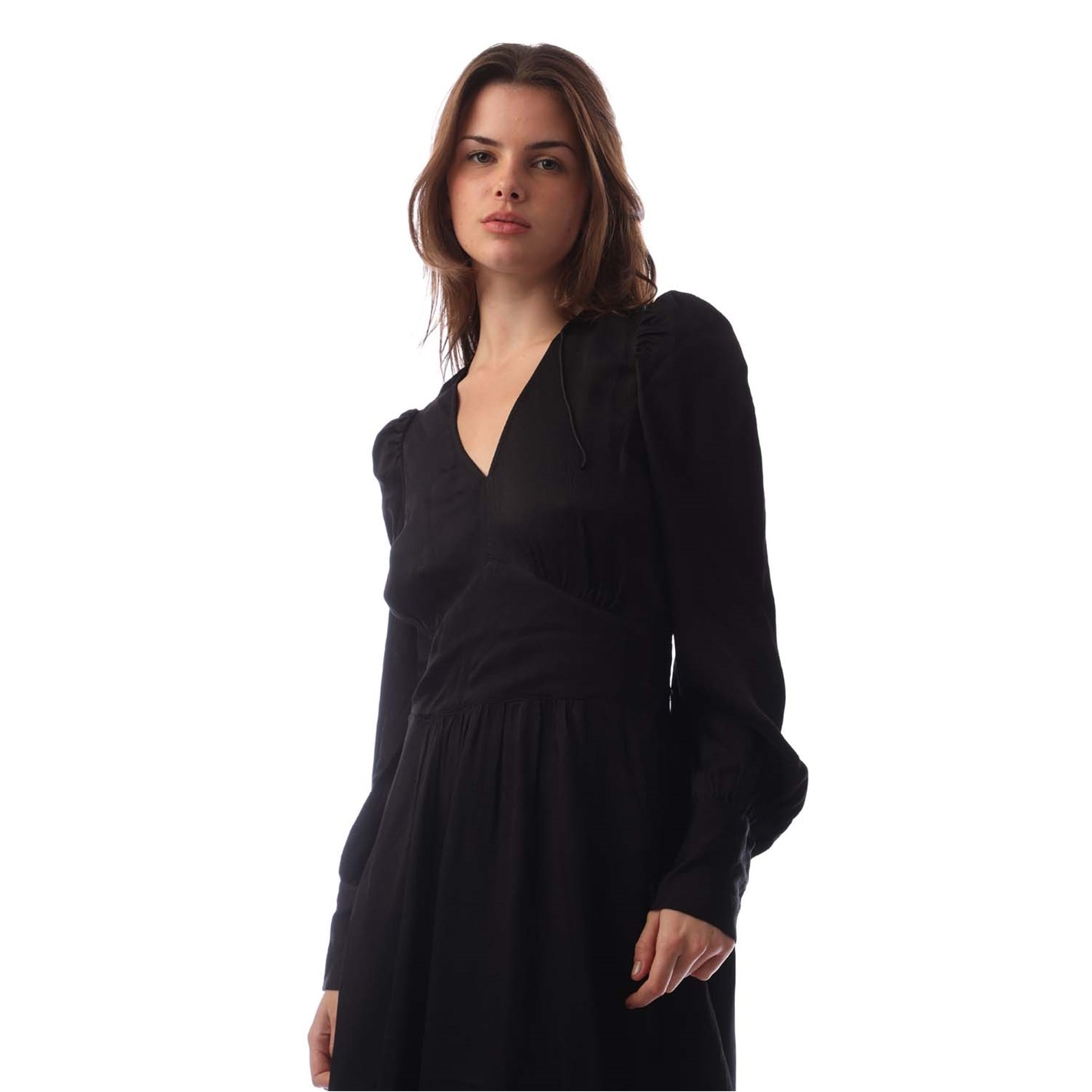 black dress with gold shoes Atari Maxi Dress main image 0