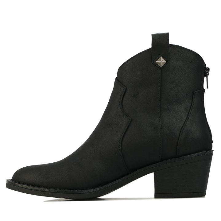 Rocket Dog Yolanda Western Ankle Boots Black House of Fraser
