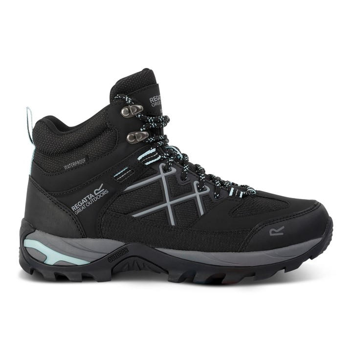 Regatta Women's Blk/Blchdaqa Lady Samaris Iii Hiking Boots - Size 6