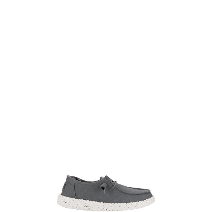 Heydude Wendy Canvas Shoe In Grey