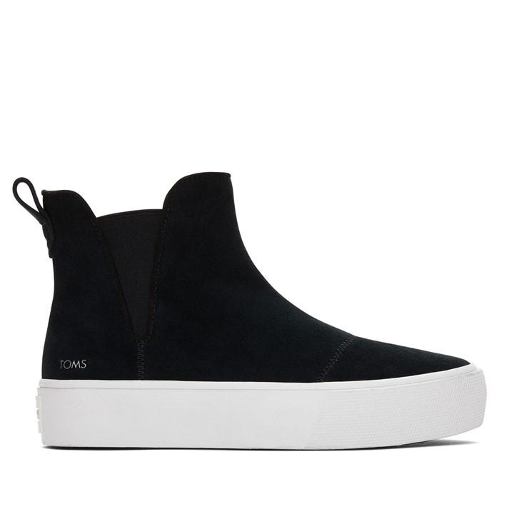 Toms Fenix Platform Chelsea Boot In Black