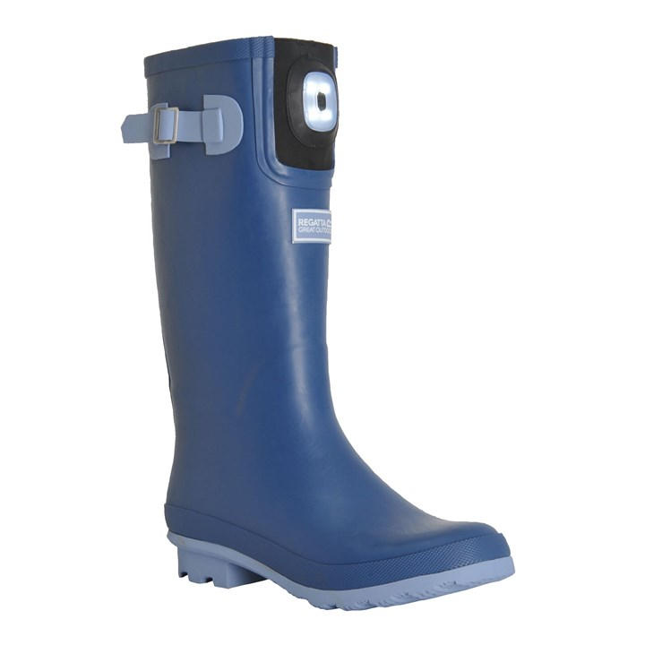 Regatta Women's Blue Fairweather Shine Wellington Size 4