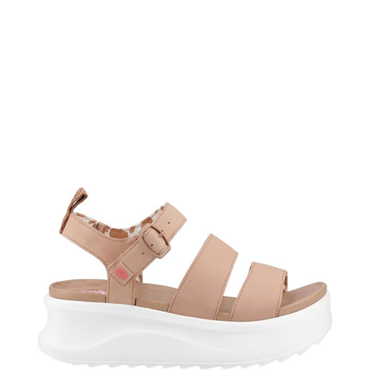 Heydude Delray Buckle Classic Sandal In Brown