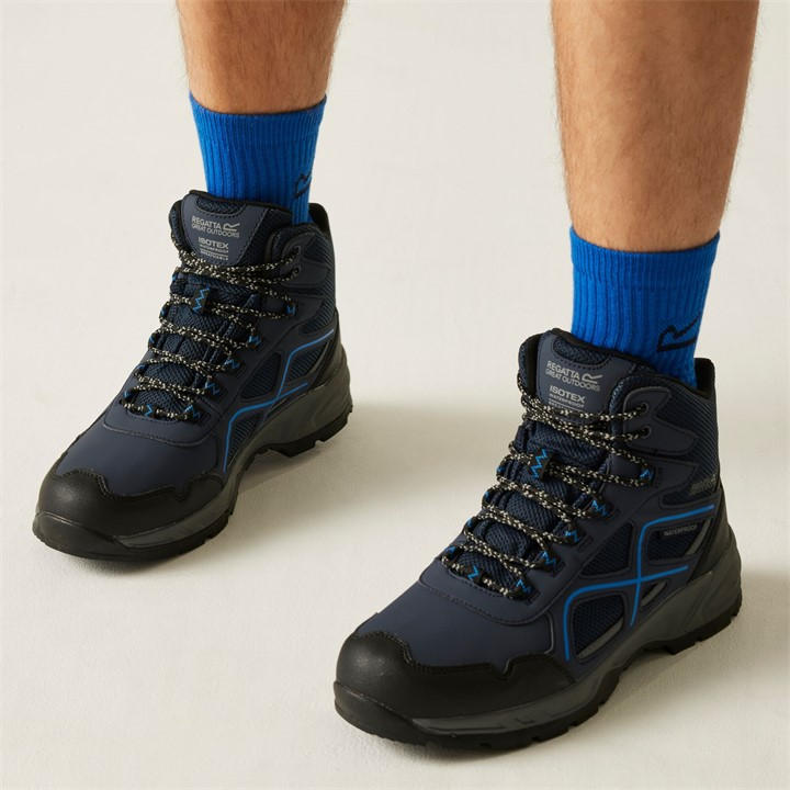 Regatta Men's Navy/Oxfdblu Vendeavour Walking Boots Size 12