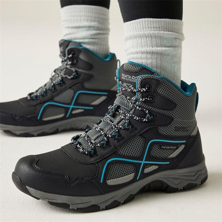 Regatta Women's Blk/Deeplake Lady Vendeavour Walking Boots Size 8