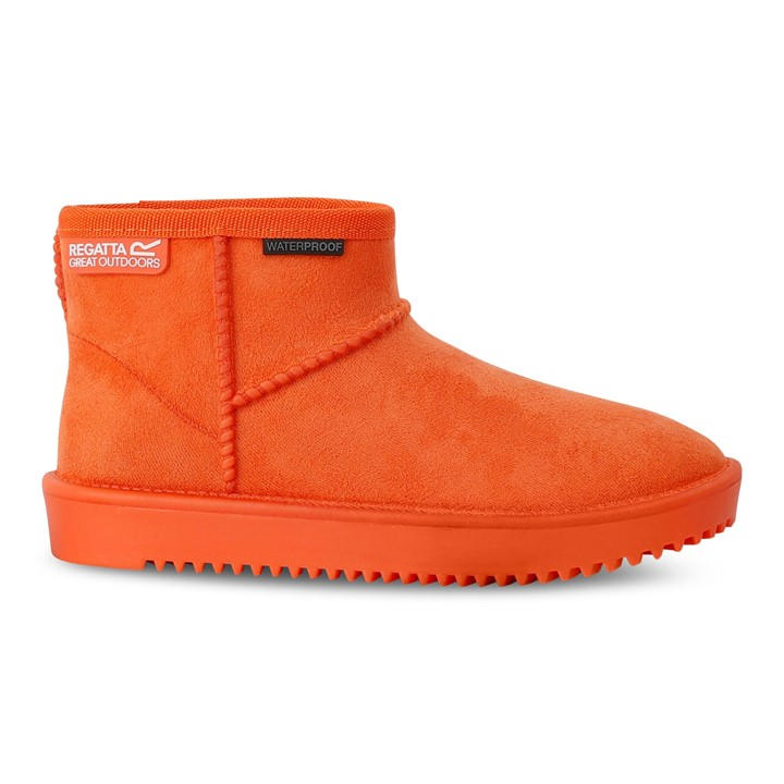 Regatta Girls Orange Risley Junior Waterproof Wellington C9