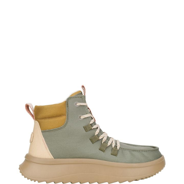 Heydude Wendy Peak Apres Ankle Boots In Green