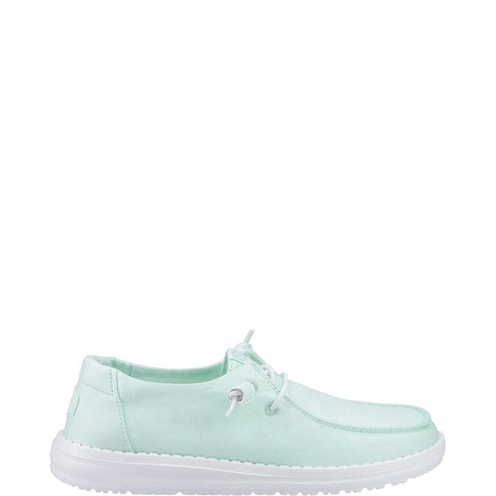 Heydude Wendy Canvas Shoe In Blue