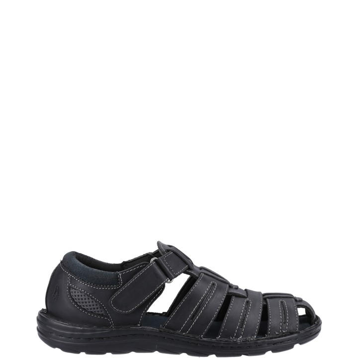 Hush Puppies Men's Black Albert Fisherman Sandal Size 7
