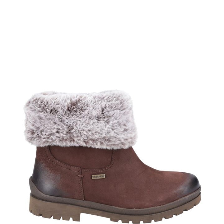Hush Puppies Alice Mid Boot In White