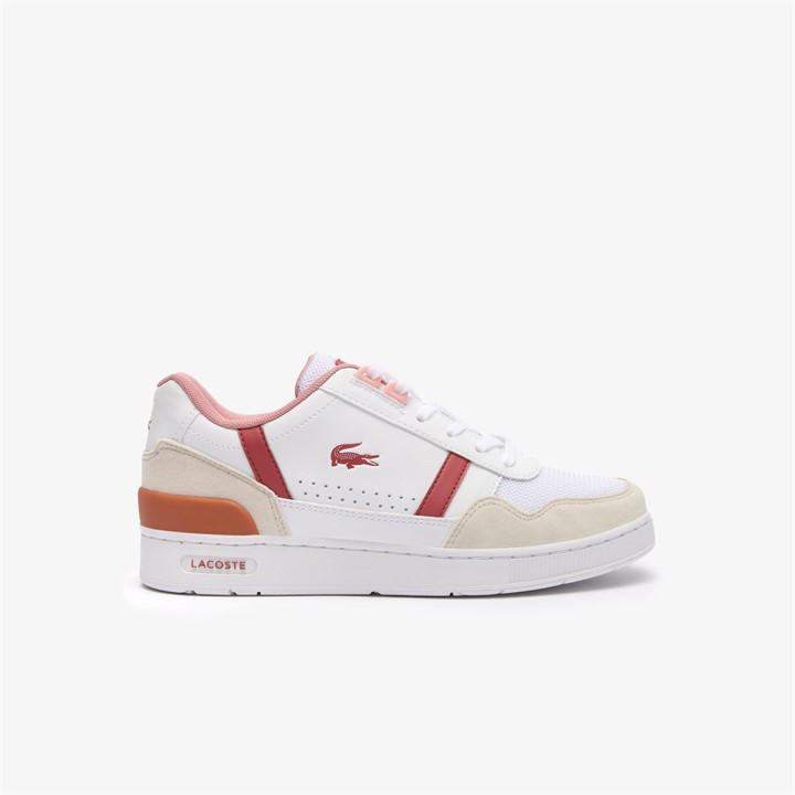 White pink - Lacoste - T-Clip Trainers
