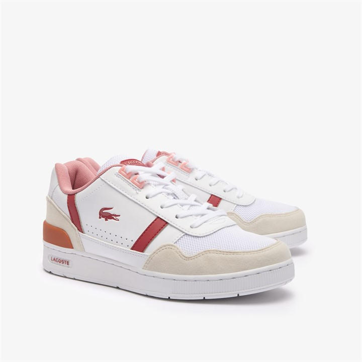 White pink - Lacoste - T-Clip Trainers