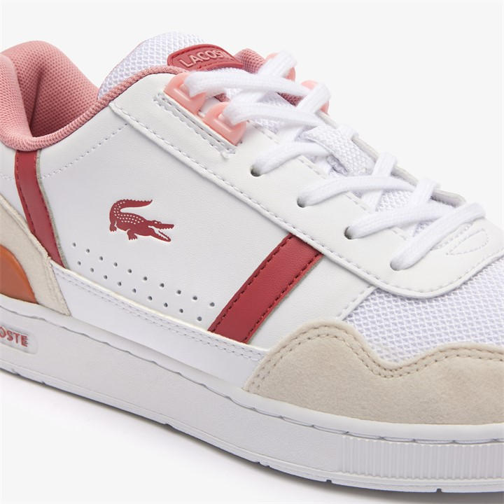 White pink - Lacoste - T-Clip Trainers