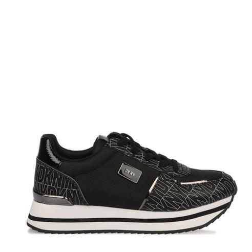 DKNY - Davie Lace Up Wedge Trainers